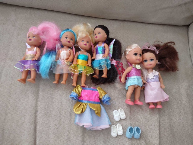 Barbie mini and fairy dolls
