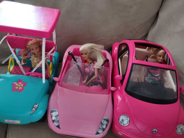 Barbie Cars $45 for 3 or $15 each