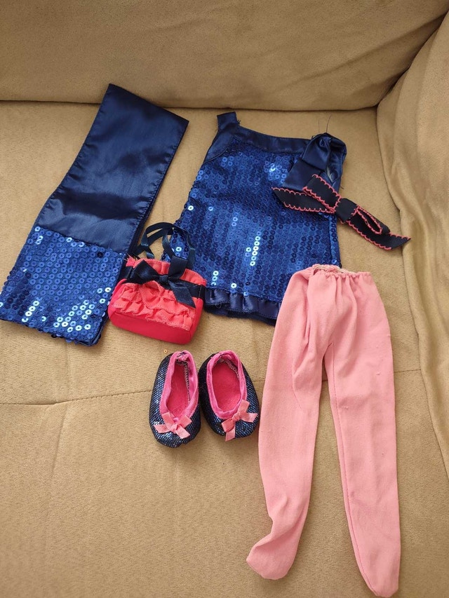 Our Generation Blue Dress Outfit