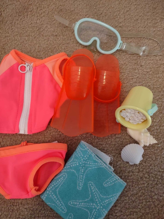 Our Generation Swimsuit and Snorkel set