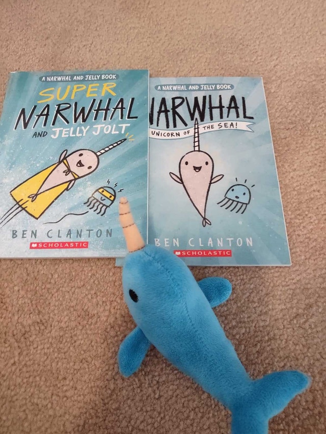 Narwhal Books & Plushy