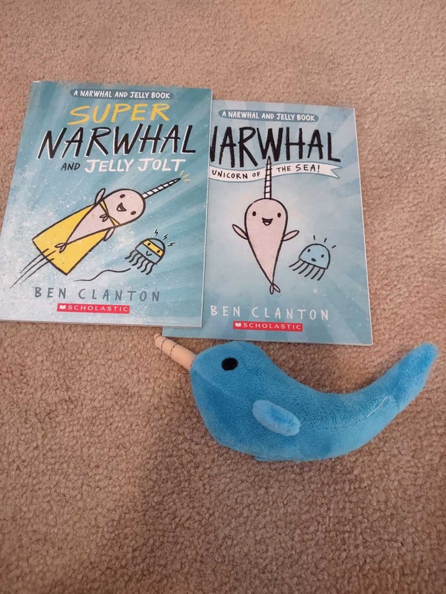 Narwhal Books & Plushy - photo 2