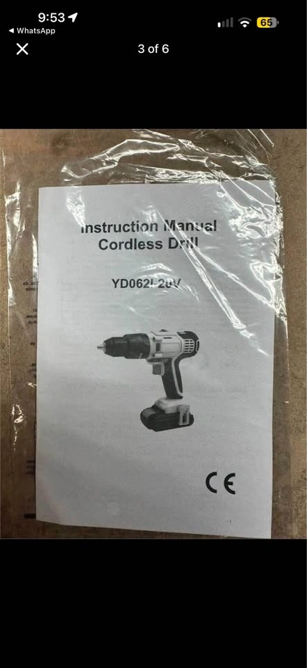 I.GO YD062-20V Cordless Drill Set - photo 3