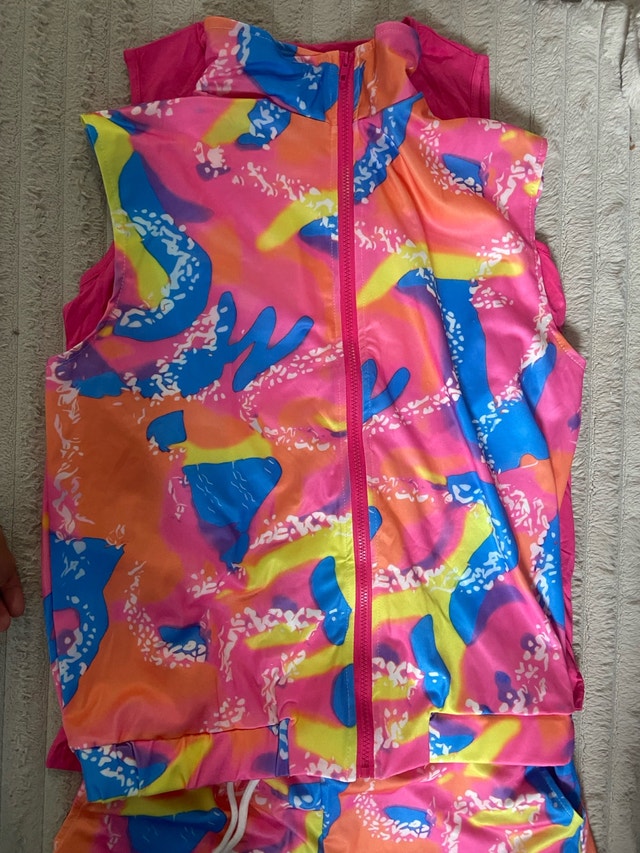 Mens 80s Workout Adult Costume Size large - photo 3