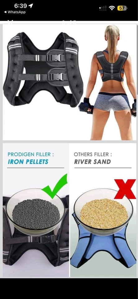 New Prodigen Weighted Vest with Iron Pellet Filler - photo 3