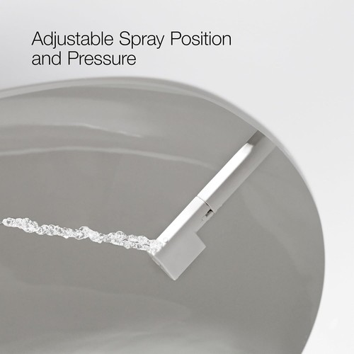 Kohler PureWash M250 Elongated Manual Bidet Toilet Seat White - photo 3
