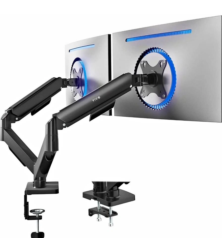 Durable dual monitor mount