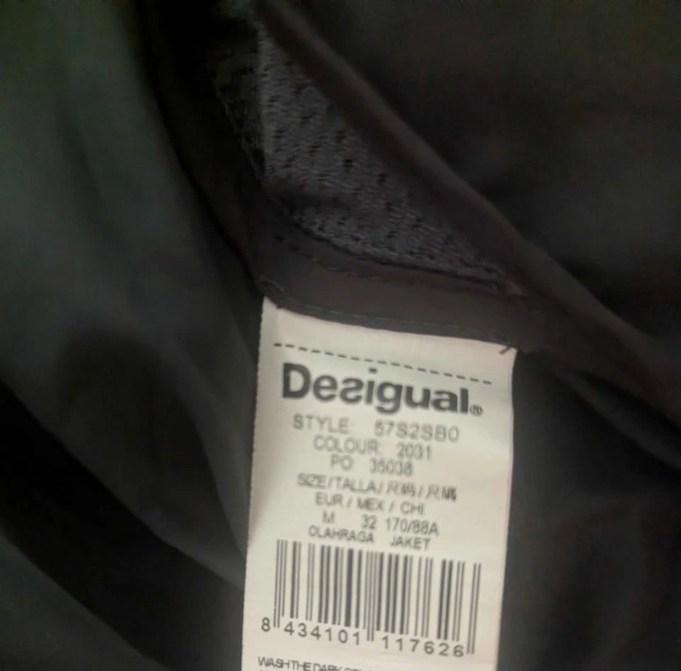 Desigual Windbreaker Jacket – Grey, M - photo 3