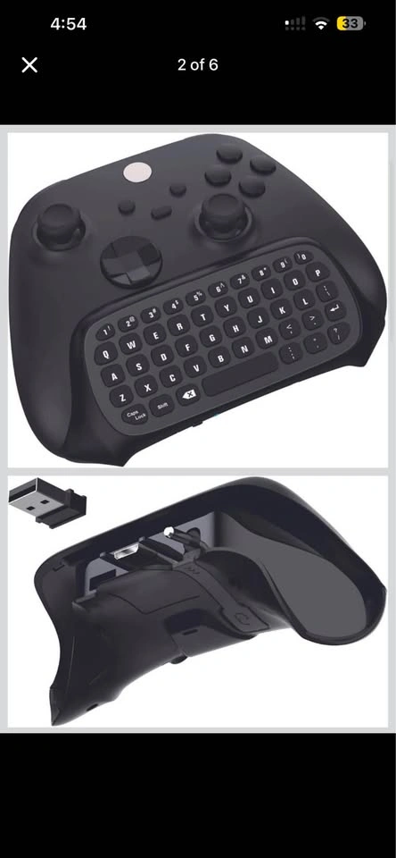 New wireless chat pad for Xbox Series X|S and Xbox One - photo 2