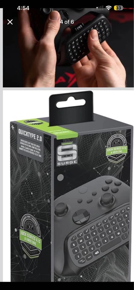 New wireless chat pad for Xbox Series X|S and Xbox One - photo 3