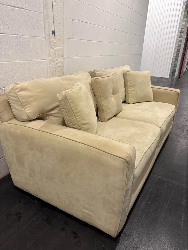 Ivory Couch / Cream Sofa - DELIVERY Available - photo 4