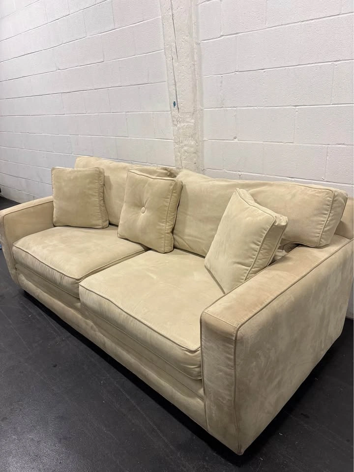 Ivory Couch / Cream Sofa - DELIVERY Available - photo 5