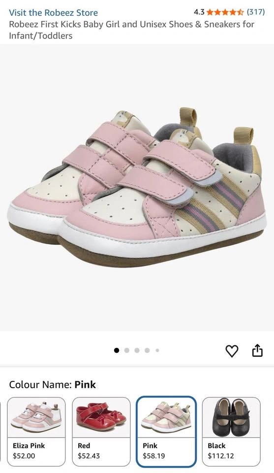 NEW Robeez First Kicks Baby Shoes - photo 2