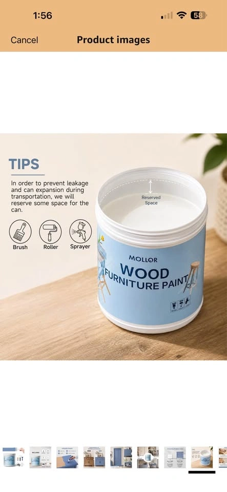 NEW Mollor Wood Furniture Paint Kit - Coastal Blue - photo 4
