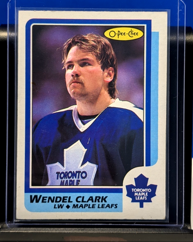 Wendel Clark 1986-87 O-Pee-Chee #149 Rookie RC Toronto Maple Lea