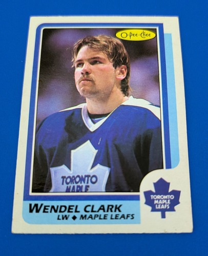Wendel Clark 1986-87 O-Pee-Chee #149 Rookie RC Toronto Maple Lea - photo 3