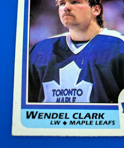 Wendel Clark 1986-87 O-Pee-Chee #149 Rookie RC Toronto Maple Lea - photo 5