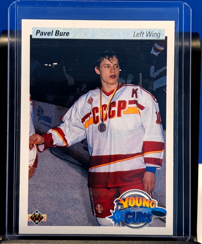Pavel Bure 1990-91 Upper Deck #526 Rookie RC Young Guns