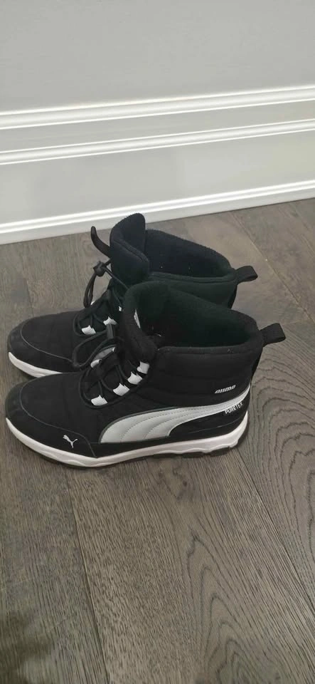 PUMA Puretex Kids Winter Boots – Size 6.5 US – Black/White - photo 3