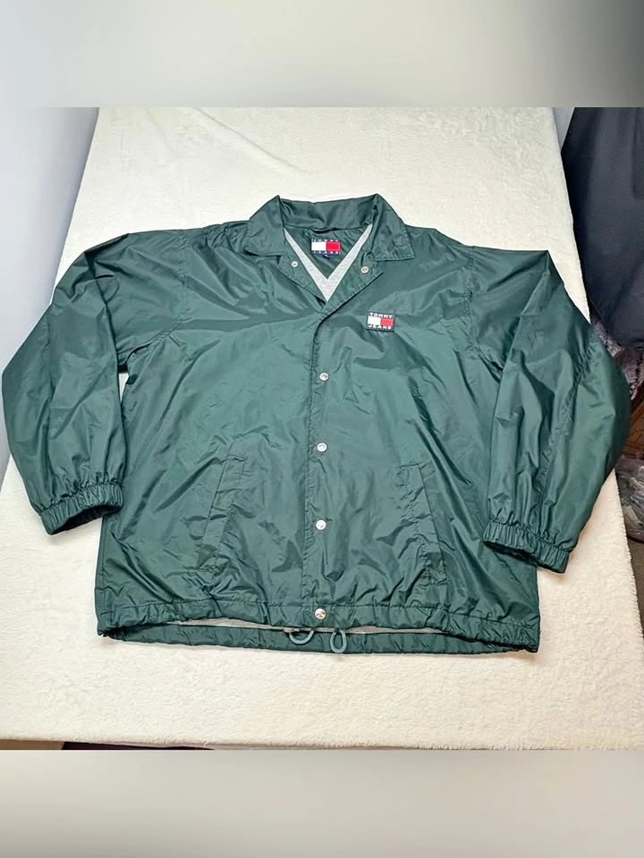 Tommy Hilfiger Jeans Lined Windbreaker Coaches Jacket M - photo 2