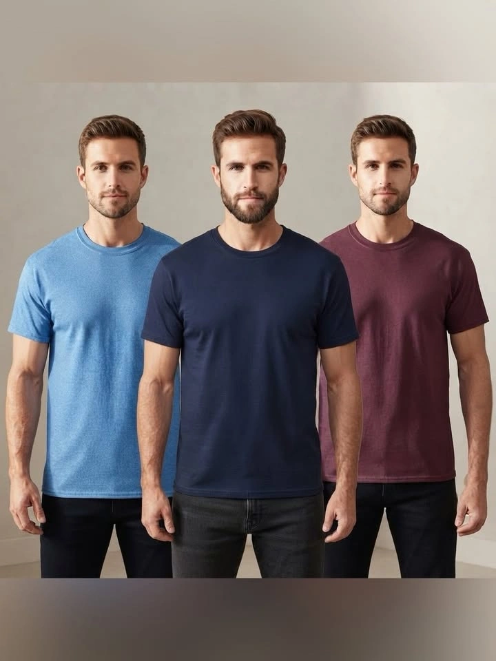 Set of 3 Mens T Shirt Bundle Mountain Ridge Gildan Denver Hayes