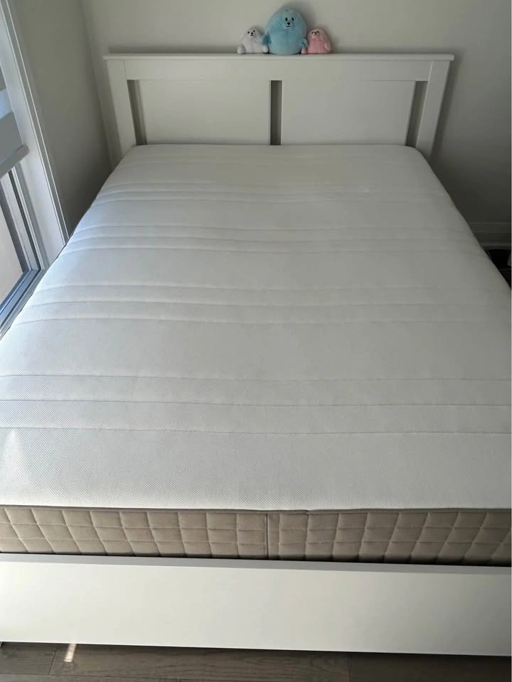 IKEA SONGESAND Full/Double Bed Frame + HAUGESUND Mattress - photo 2