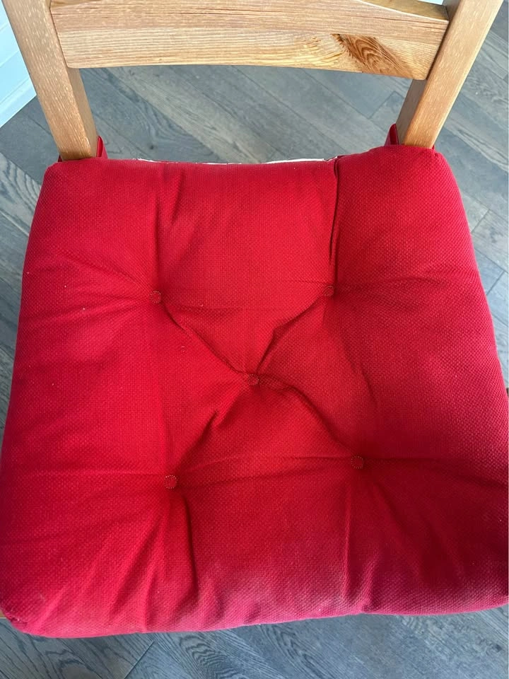 IKEA HÄGERNÄS Table and 4 chairs and 4 MALINDA Chair pad - photo 4