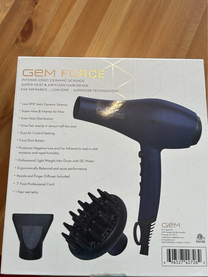 Gem Force Professional Hair Dryer - photo 4