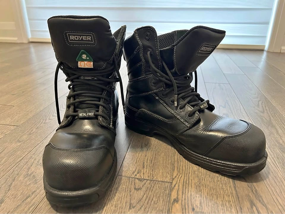 Royer Men's CSA Work Boots – Size 9.5