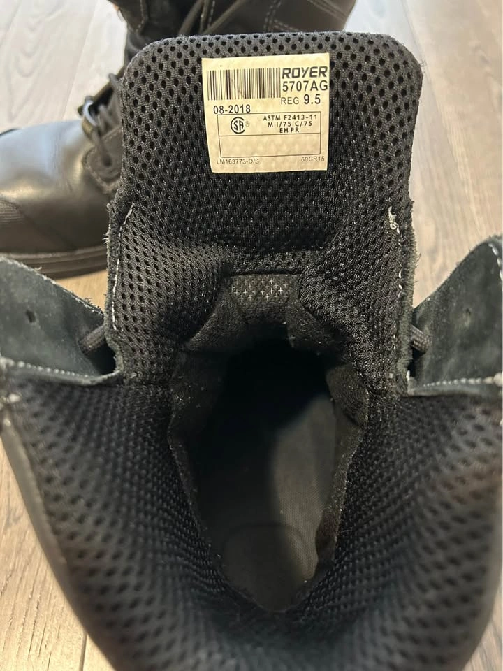 Royer Men's CSA Work Boots – Size 9.5 - photo 5