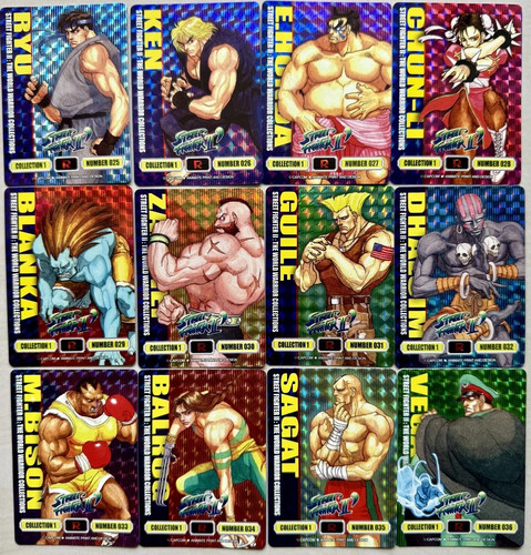 Street fighter 2 capcom cards prism rare import - photo 4