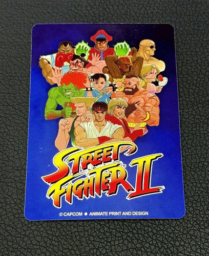 Street fighter 2 capcom cards prism rare import - photo 5