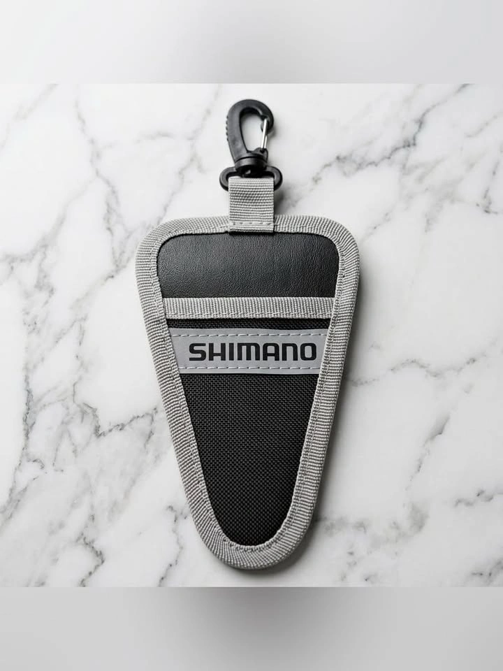 Shimano Fishing Scissor Sheath Clip Holder Pouch Black Gray