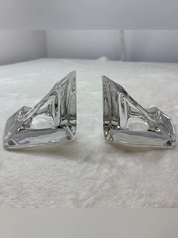 Pier 1 Triangle Votive Candle Holder Bookends Pair - photo 4