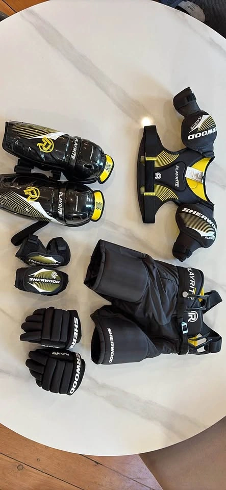 Sherwood Playrite Youth Hockey Protective Gear Set
