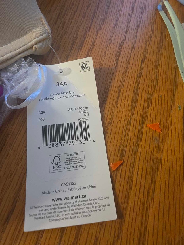 Walmart Convertible Bra - photo 2