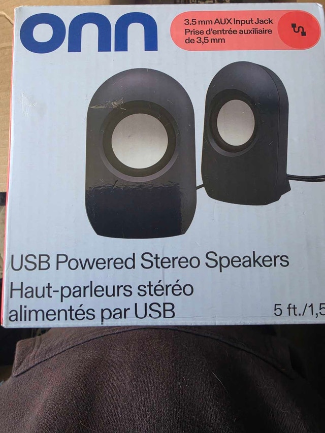 Onn USB Powered Stereo Speakers