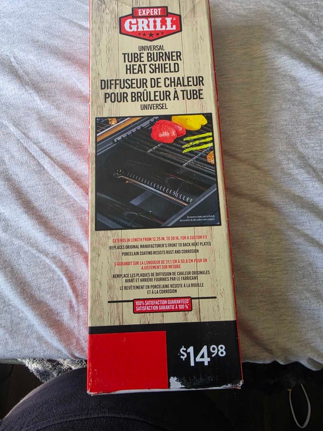 Expert Grill Universal Tube Burner Heat Shield