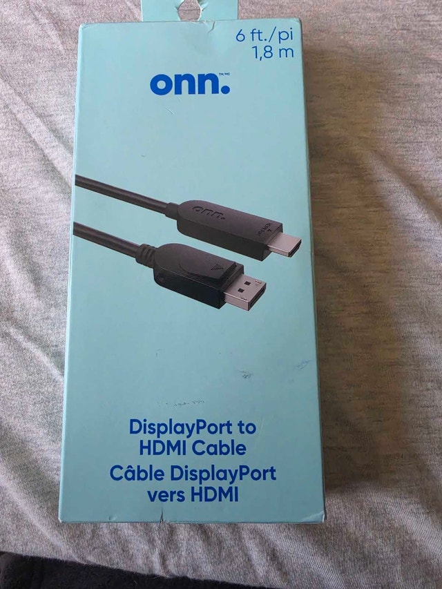 Onn DisplayPort to HDMI Cable