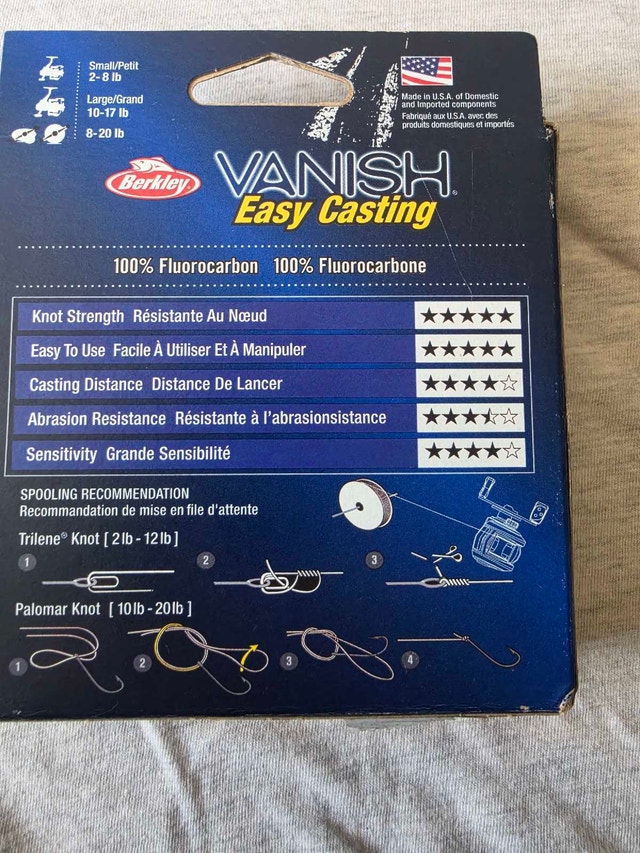 Berkley Vanish Easy Casting 8lb Fishing Line - photo 2