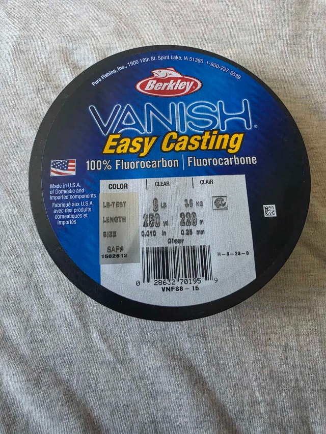 Berkley Vanish Easy Casting 8lb Fishing Line - photo 3