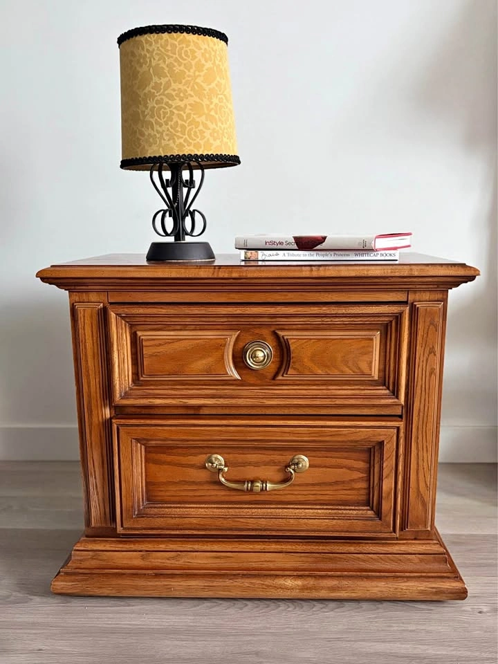 Vintage Wooden Nightstand