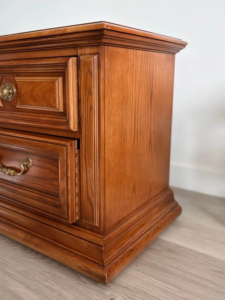 Vintage Wooden Nightstand - photo 2