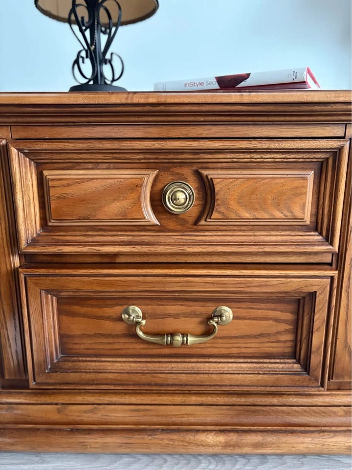 Vintage Wooden Nightstand - photo 3