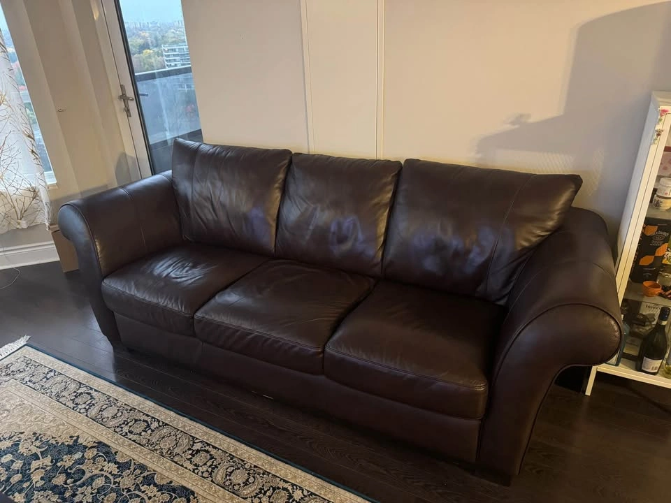 Leather Couch - photo 2