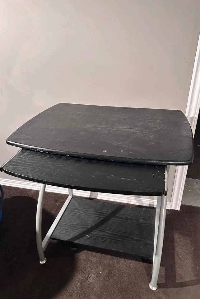Black desk / work table - photo 2