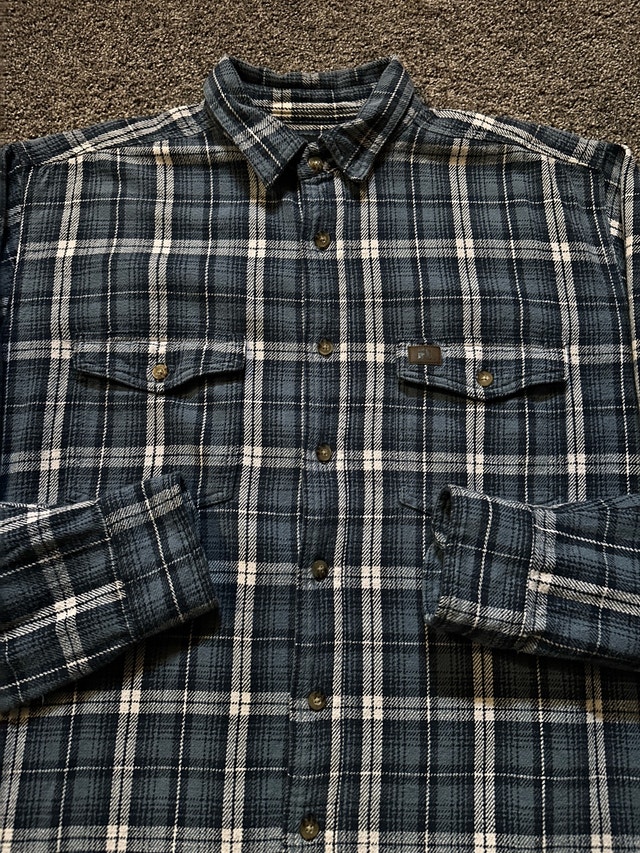 Wranglers workwear plaid flannel shirt size XL - photo 2