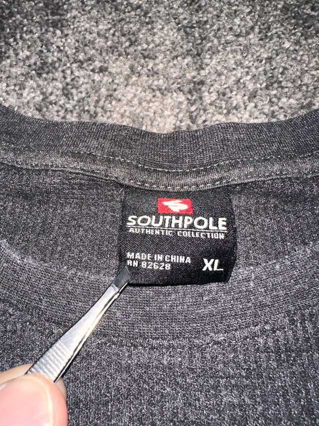 2000s Southpole waffle thermal long Sleeve shirt - photo 3