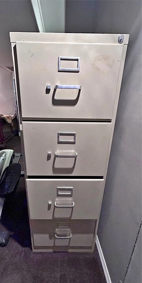 4-Drawer Metal Filing Cabinet