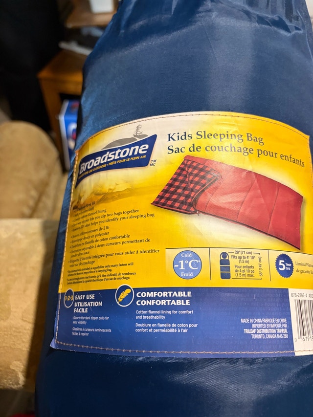 kids sleeping bag